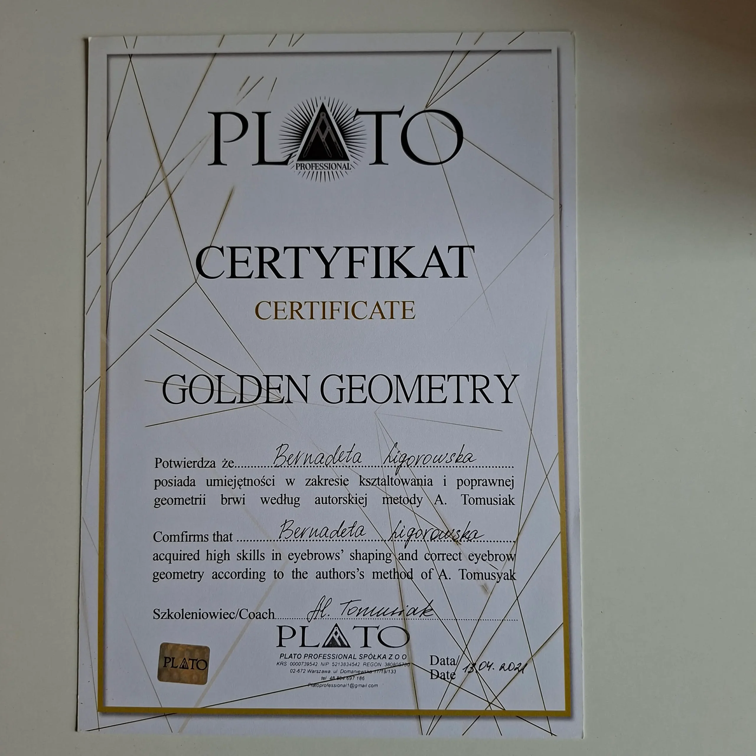 Certyfikowany Specjalista Przekłuwania Uszu