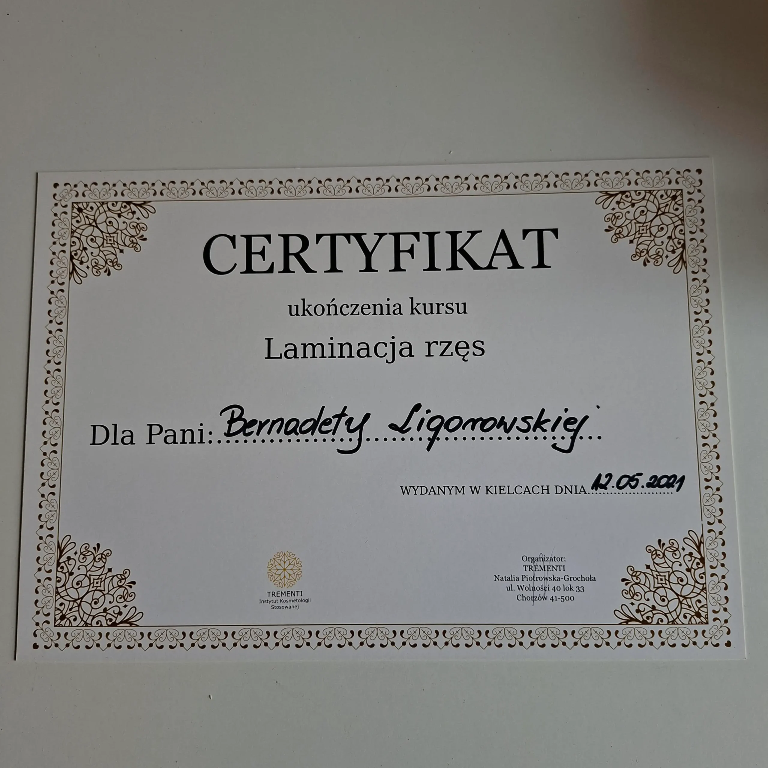 Laminacja rzęs